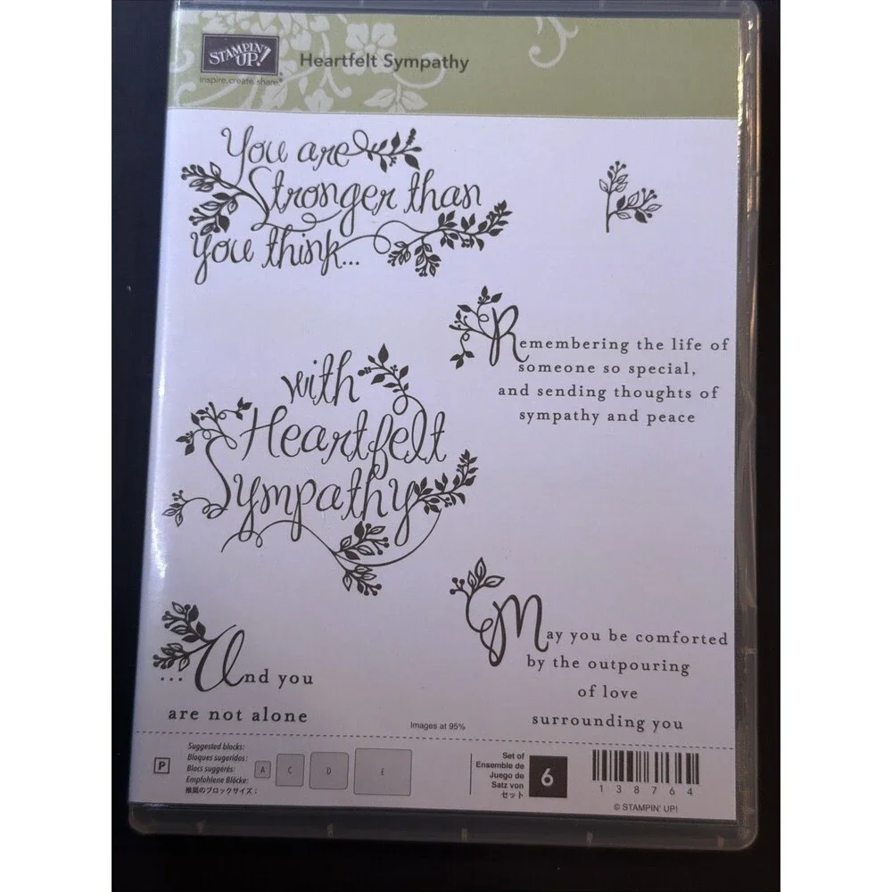 Stampin’Up Set Heartfelt Sympathy 138764
